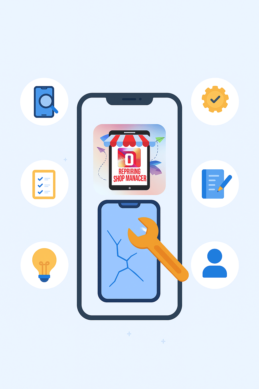 Repairing Shop Manager App Features – Manage customers, jobs, and billing